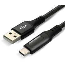 Kabel usb-a / usb-c lcd everactive cbb-2cbl 200cm 3a