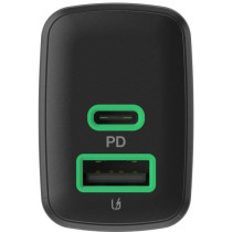 Ładowarka sieciowa greencell powersource duo30 30w 1xusb-c 1xusb-a pd 3.0 qc 4.0+ czarna