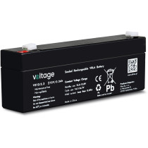 Akumulator agm voltage 12v 2,3ah ve12-2.3 (żywotność 6-9 lat)