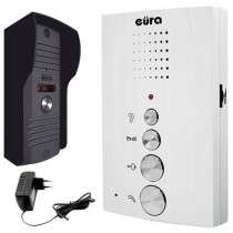 Domofon eura adp-11a3 ''invito'' b/słuchawkowy biały