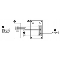 Domofon eura adp-11a3 ''invito'' b/słuchawkowy biały