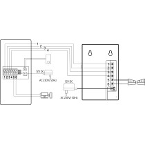 Domofon eura adp-38a3 entra bialy
