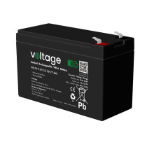 Akumulator agm voltage long life 12v 7,2ah vel12-7.2 t2 (żywotność 15 lat)