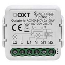 Moduł oxt mini ściemniacz 2 obwody zigbee tuya t266