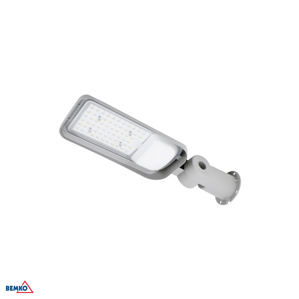 Oprawa uliczna led jazmin 70w 4000k 9100lm ip65 jasnoszara