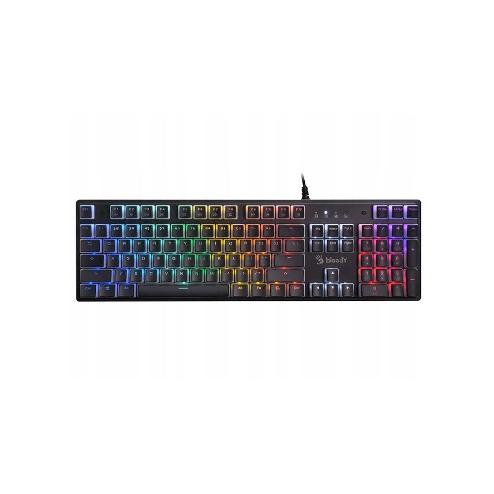 Klawiatura mechaniczna a4tech bloody s520n pudding black (blms blue switch)