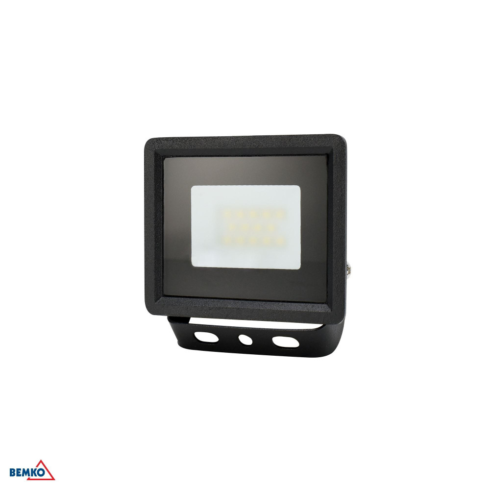 Naświetlacz led smd kastel 10w 4000k 800lm ip65 czarny cz. pir