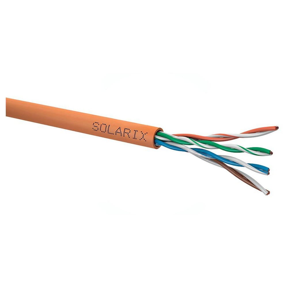Kabel skrętka solarix cat.5e utp lsohfr b2ca sxkd-5e-utp-lsohfr-b2ca 305m