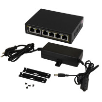 Switch gigabit poe 4+2 pulsar sg64