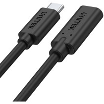 Przedłużacz unitek c14086bk usb-c 10gbps 4k pd 100w 50cm