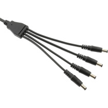 Splitter dc espe 1x4 gniazdo dc 2,1/5,5 / 4 x wtyk prosty dc 2,1/5,5