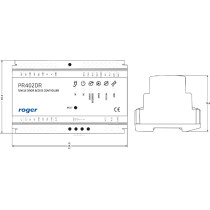 Kontroler dostępu roger pr402dr