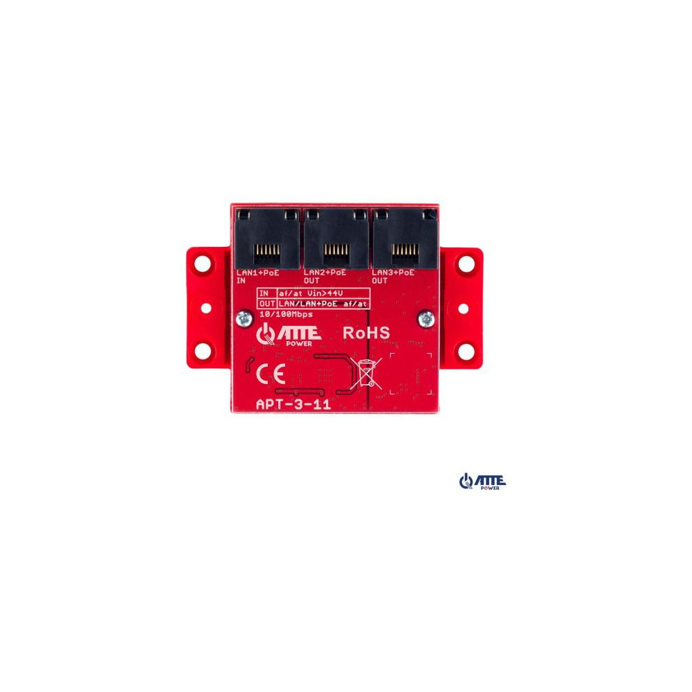 Atte Apt-3-11 Switch Poe 3 Portowy 10/100Mbps, Extender